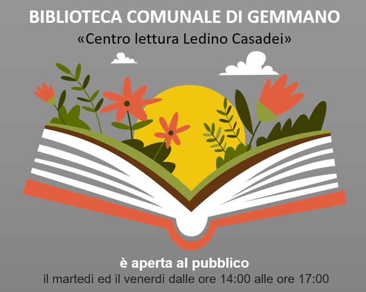 Biblioteca di Gemmano “Ledino Casadei” – informazione agli utenti