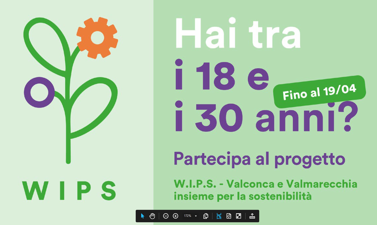 PROGETTO W.I.P.S. Valconca e Valmarecchia Insieme Per la Sostenibilità